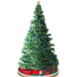 Vevor 7.5-Foot Pre-lit Christmas Tree with 550 LED Lights: $39.99