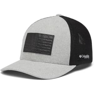 Columbia Men's PFG Leather Fish Flag Mesh Ball Cap: $18
