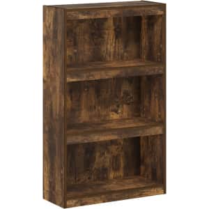 Furinno Jaya 3-Tier Adjustable Bookshelf: $23.36