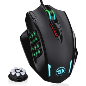 Redragon M908 Impact RGB Gaming Mouse: $21