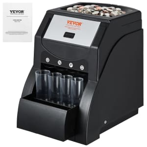 Vevor US Coin Sorter and Wrapper Machine: $45 Vevor US Coin Sorter and Wrapper Machine: $45
