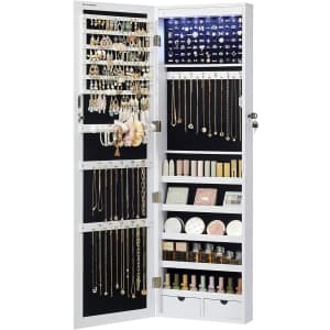 Songmics 47.2" Lockable Jewelry Cabinet: $84.99