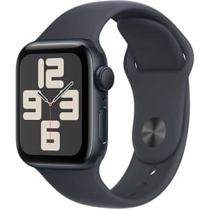 2nd-Gen. Apple Watch SE GPS 40mm Smartwatch with Aluminum Case and Sport Band: $189