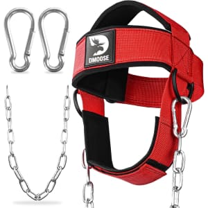 DMoose Fitness Neck Harness for Weight Lifting: $19