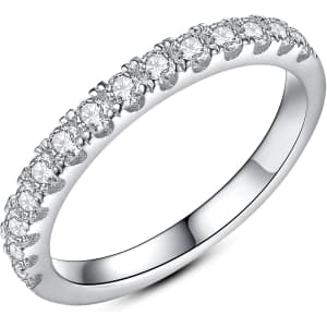 Imolove Women's Moissanite Wedding Band: $20 w/ Prime