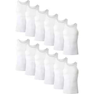Hanes Men's Moisture-Wicking Tank 12-Pack (S only): $13