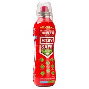 LifeSafe Technologies StaySafe All-in-1 Portable Fire Extinguisher: $20 LifeSafe Technologies StaySafe All-in-1 Portable Fire Extinguisher: $20