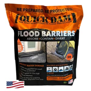 Quick Dam 5-Foot Flood Barrier 2-Pack: $21.21 Quick Dam 5-Foot Flood Barrier 2-Pack: $21.21