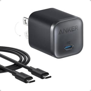 Anker Nano 45W Type C Charger: $20
