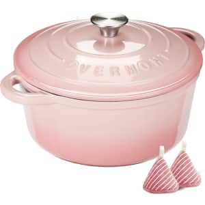 Overmont 5.5-Quart Enameled Cast Iron Dutch Oven: $45 w/ Prime Overmont 5.5-Quart Enameled Cast Iron Dutch Oven: $45 w/ Prime