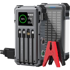 Uukto 12V 5000A Solar Car Jump Starter: $59.99 Uukto 12V 5000A Solar Car Jump Starter: $59.99