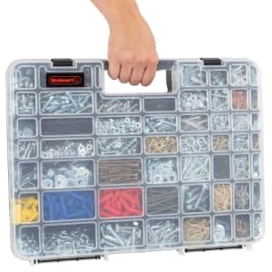Stalwart 55-Compartment Tool Storage Case: $15