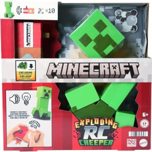 Mattel Minecraft Exploding RC Creeper with Lights & Sounds: $35