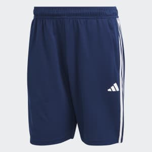 adidas Men's Train Essentials Piqué 3-Stripes Training Shorts: $9.60