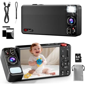 Zeoupt 4K 64MP Digital Camera w/ Flip Screen: $34.99 Zeoupt 4K 64MP Digital Camera w/ Flip Screen: $34.99