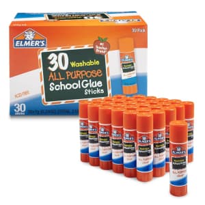 Elmer's 30-Count All Purpose School Glue Sticks: $8.58