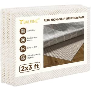 Baleine 2x3-Foot Non-Slip Rug Pad: $6.29