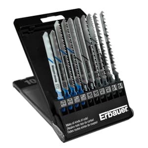 Rockwell 10-Piece BladeRunner T-Shank Jigsaw Blade Set: $24.98