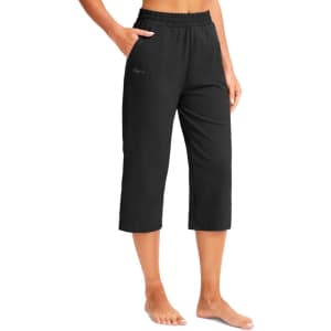 Pudolla Women's Capri Yoga Pants: $11.99