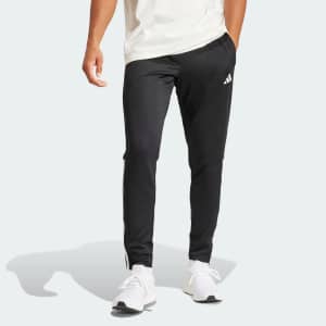 adidas Men's Sereno Aeroready Cut 3-Stripes Slim Tapered Pants: $14