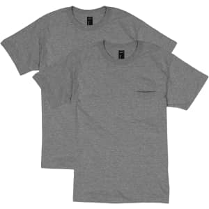 Hanes Men's Pocket T-Shirt 2-Pack: $8.52