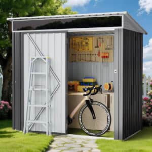 6x4-Foot Outdoor Storage Shed w/ Window: $160 6x4-Foot Outdoor Storage Shed w/ Window: $160