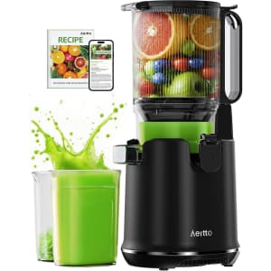 Aeitto Max5 Cold Press Juicer with Large Chute: $39.35