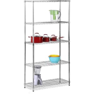 Honey Can Do 5-Shelf Steel Shelving Unit: $52