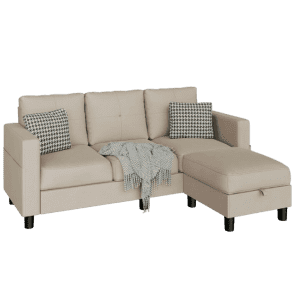 Degnan 76'' Upholstered Chaise Sofa: $260