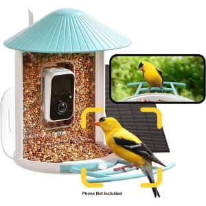 Birdfy Smart Solar Powered Wild Bird Feeder w/ Camera: $170