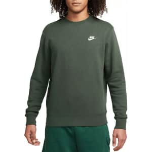 Nike Men's Sportswear Club Fleece Crewneck Sweatshirt: $24