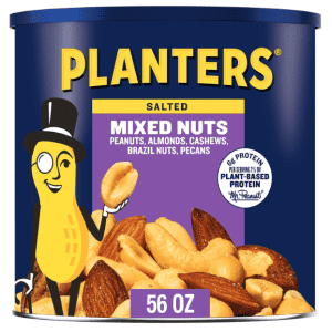 Planters Salted Mixed Nuts 56-oz. Canister: $9.48 via Subscribe & Save