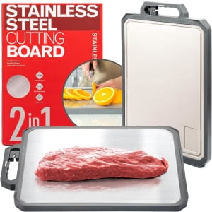 Stainless Steel Cutting Board: $12