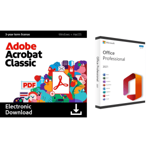 Adobe Acrobat Classic & Microsoft Office Professional Bundle: $90