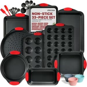 Kikcoin 33-Piece Baking Pans Set: $49.98 Kikcoin 33-Piece Baking Pans Set: $49.98