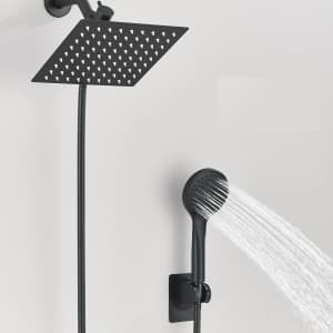 High Pressure Shower Head w/ Handheld Spray: $12