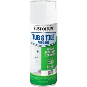 Rust-Oleum White Tub & Tile 12-oz. Spray Paint: $13