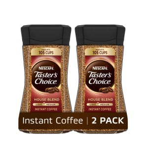 Nescafe Taster's Choice House Blend Instant Coffee 7-oz. Jar 2-Pack: $13 via Sub & Save