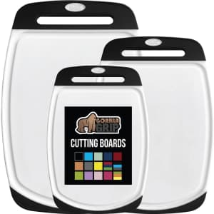 Gorilla Grip BPA-Free Reversible Cutting Board 3-Piece Set: $20 Gorilla Grip BPA-Free Reversible Cutting Board 3-Piece Set: $20