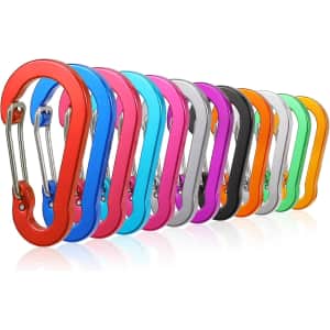 D-Ring Carabiner 12-Pack: $5 D-Ring Carabiner 12-Pack: $5