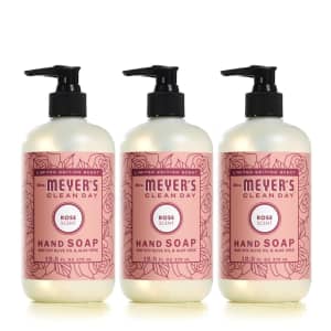 Mrs. Meyer's Clean Day 12.5-oz. Liquid Hand Soap 3-Pack: $12 via Subscribe & Save