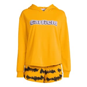 Garfield Women's Hoodie and Shorts Pajama Set: $7 to $8