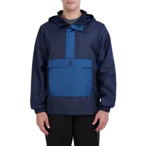 Reebok Men's Striker Woven Anorak Hoodie: $11 Reebok Men's Striker Woven Anorak Hoodie: $11