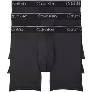 Calvin Klein Men's Micro Stretch Boxer Briefs 3-Pack: $20