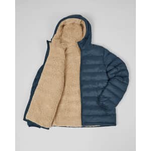 32 Degrees Men's Sherpa-Lined Hoodie Jacket: $30