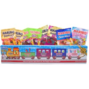 Haribo 8-Bag Holiday Train Assorted Gummy Bears & Candy: $13 via Sub & Save