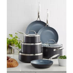 GreenPan Valencia Pro Ceramic Nonstick 11 Piece Cookware Set: $383