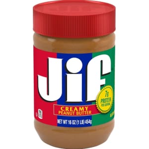 Jif Creamy Peanut Butter 16-oz. Jar 6-Pack: $9.99 via Sub. & Save