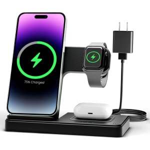 3-In-1 Wireless Charging Station: $16