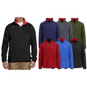 Stone Mountain Men's Quarter Zip Pullover 3-Pack: $22